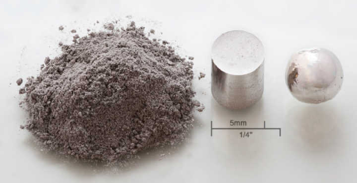 rhodium powder for 3D printing