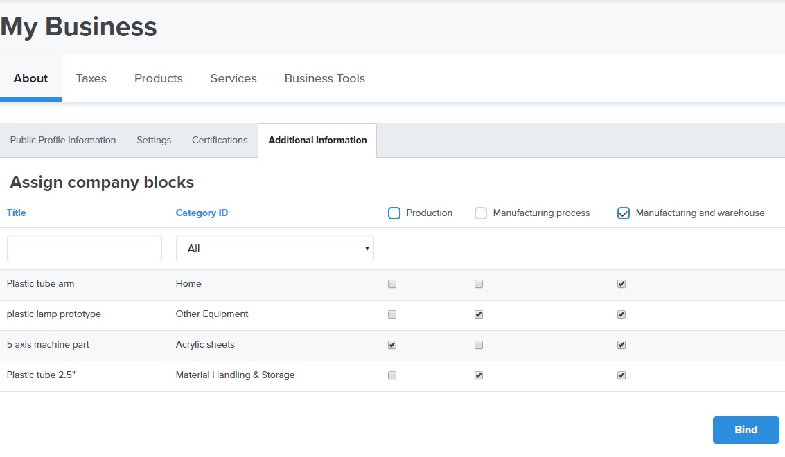 Custom block assign