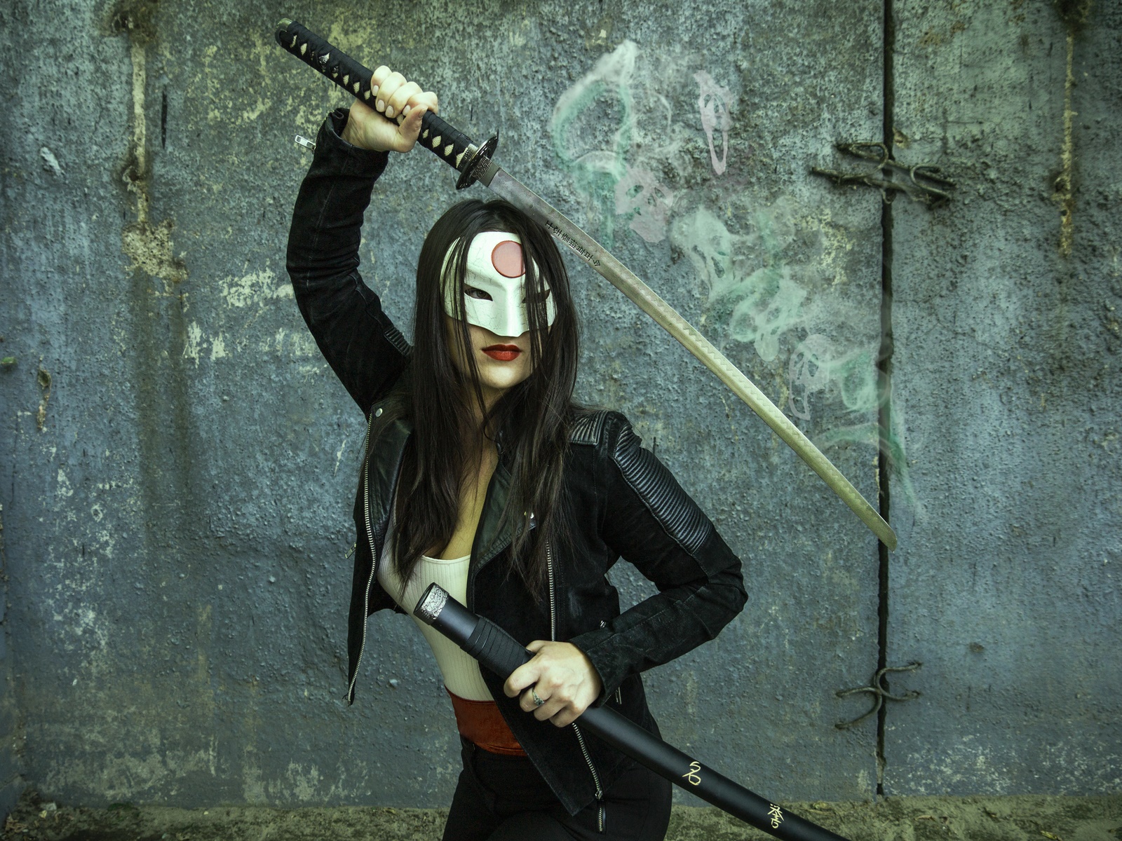 3D Printed Katana Mask for Suicide Squad Cosplay